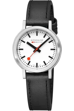 Mondaine Damen Analog Quarz Uhr mit Kunststoff Armband MST.3401B.LBV.Set