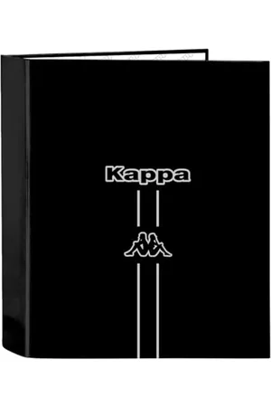 Safta KAPPA DARK Ordner mit 4 Ringen, ideal für Kinder verschiedener Altersgruppen, bequem und vielseitig, Qualität und Widerstandsfähigkeit, 27 x 6 x 33 cm, , M, Lässig