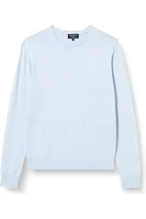 Hackett Herren Cotton Silk Crew Pullover, , XS
