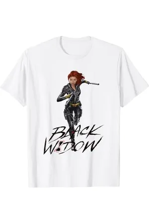 Marvel Black Widow Movie Running Black Widow T-Shirt