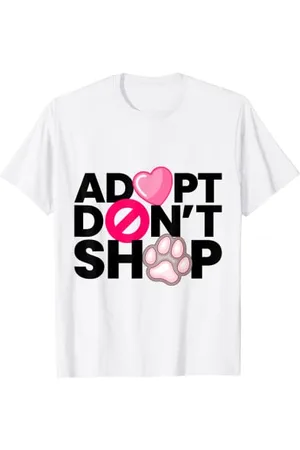 witzige und lustige Sprüche Veganer Spruch Geschenk Adopt Dont Shop Statement Vegetarier T-Shirt