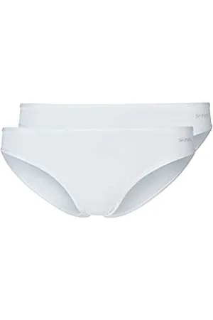 Skiny Damen Advantage Micro Rio 2er Pack Brazilian Slip, (White 0500), (Herstellergröße: 40)