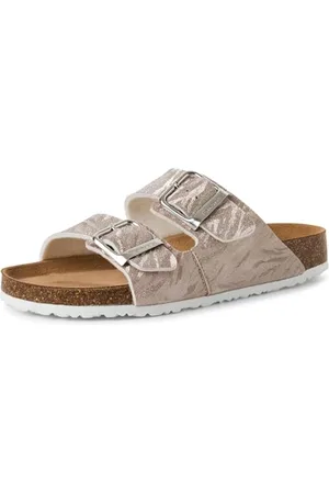 Tamaris Pantolette Damen Flach metallic,EU 41