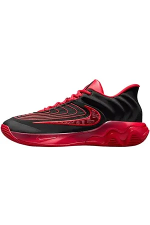 Nike Herren Giannis Immortality 4 Sneaker, Black Team Red, 42.5 EU