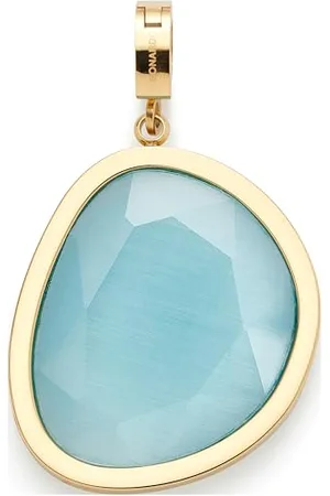 Leonardo Anhänger Clip & Mix Bonny • Ketten-Anhänger aus goldfarbenem Edelstahl • Catseye in glasklarem • Schmuck Geschenk für Frauen • 024948