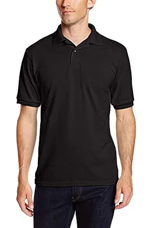 Hanes Herren Poloshirt Kurzarm Jersey Polo (2 Stück) - - Klein