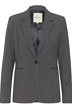 Part Two Damen Regular Fit Notch Lapel Single Button Fastening Blazer, , 38