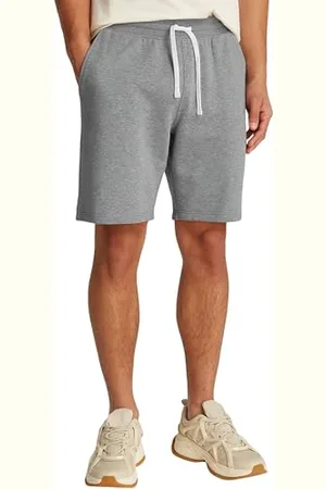 Tommy Hilfiger Herren Sweatshorts Essential Terry aus Baumwolle, Grau (Medium grey heather), XXL