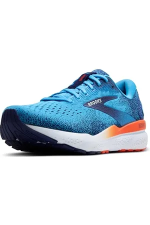 Brooks Herren Ghost 16 Sneaker, Bonnie Blue/Blue Ribbon/Orange, 47.5 EU