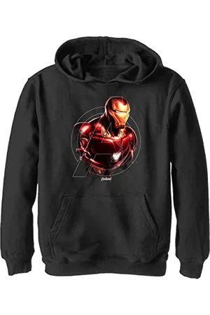 Marvel Avengers: Endgame - Iron Hero YTH Hoodie Black 12/13