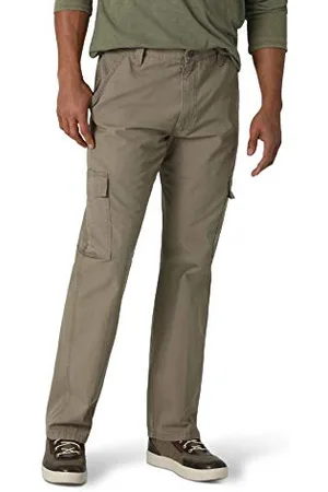 Wrangler Herren Klassische Cargohose aus Twill, lockere Passform, Cargo Sarga Clásicos De Ajuste Relajado Lässige Hose, Military Ripstop, 34W / 29L