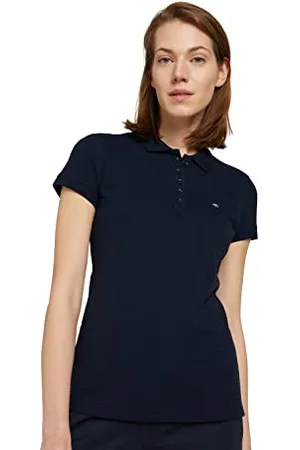 TOM TAILOR Damen Basic Piqué Poloshirt 1032094, , XS