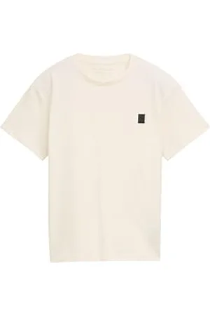 TOM TAILOR Denim T-Shirt mit Muster, Ecru New Space dye, XL
