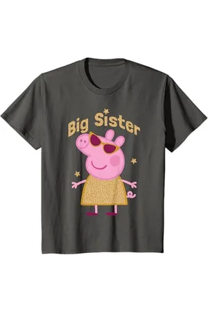 Peppa Pig Kinder Big Sister Sparkle Sunglasses Portrait T-Shirt