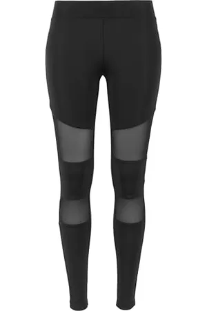 Urban classics Damen Ladies Tech Mesh Leggings, Black, XS