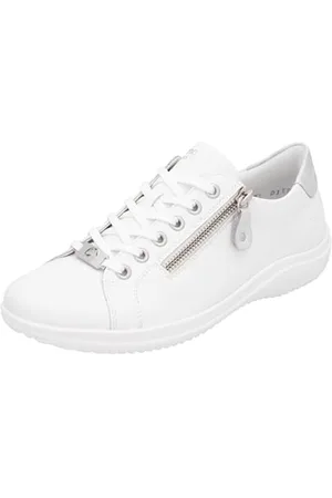 Remonte Damen D1E03 Schnürschuhe, Weiss, 39 EU