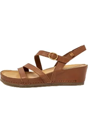 El Naturalista Damen N5855 PICUAL Durchgängies Plateau Sandalen mit Keilabsatz, , 38 EU