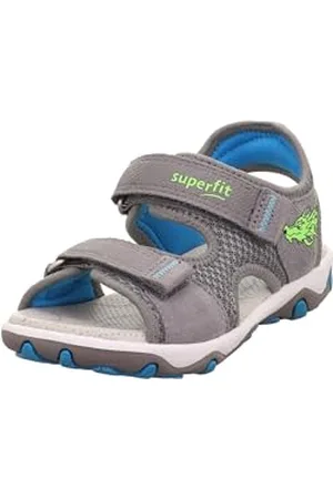 Superfit Mike 3.0 Sandale, Hellgrau/Hellgrün 2500, 28 EU