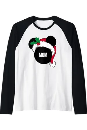 Disney Weihnachtsmütze Mickey Christmas Family Matching Mama Raglan