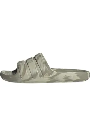 adidas Unisex Adilette Flow Slides RUTSCHEN, Putty beige/Putty Grey/Putty Grey