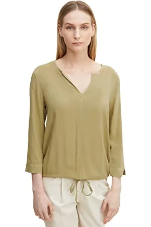TOM TAILOR Damen Bluse mit Kordeldetail 1030336, , 34