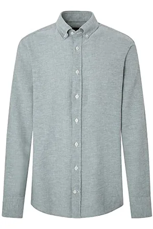 Hackett Herren Melange Texture Hemd, , S
