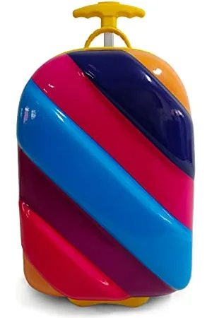 Bayer Chic 2000 Bouncie Kinder-Trolley Rainbow, Kindergepäck, Kinderkoffer