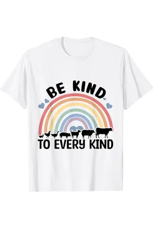witzige und lustige Sprüche Be Kind to Every Kind Spruch Geschenkidee für Veganer als Ge T-Shirt