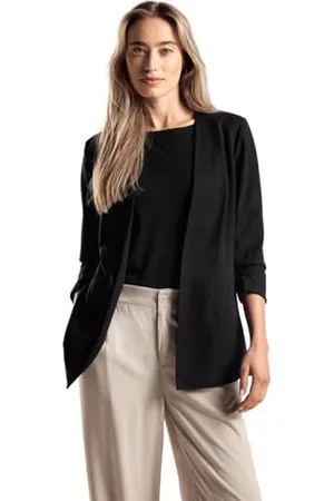 Street one Damen A212211 Offener Blazer, Black, 42