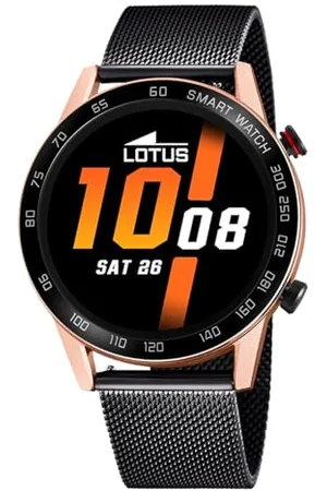 Lotus Herren Smartwatch Uhr , Edelstahl Armband, Durchmesser: 45 mm, Wasserdichtigkeit: 3 Bar, 50025/1