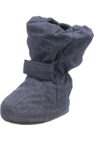 Sterntaler Jungen babyschoen Stiefel, Blau (melange), 17/18 EU