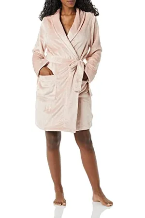 Amazon Damen Mittellanger Bademantel Plüsch (Erhältlich in Übergröße), , L