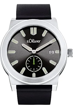 QS by s.Oliver Armbanduhr Herren Quarzuhr Analog, mit Edelstahl Armband, Blau, 5 bar Wasserdicht, Kommt in Uhren Geschenk Box, 2037712