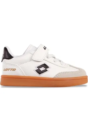 Lotto Jungen Unisex Kinder VINTAL M Sneaker, White/Black, 20 EU