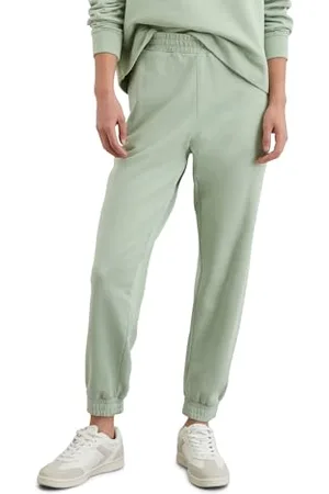 Marc O’ Polo Marc OߴPolo Damen Sweathose aus Bio-Baumwolle mit Gummizugbund, (Dusty Mint), S