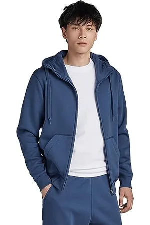 G-Star RAW Herren Premium Core Hooded Zip Thru Sweatshirt, , XS