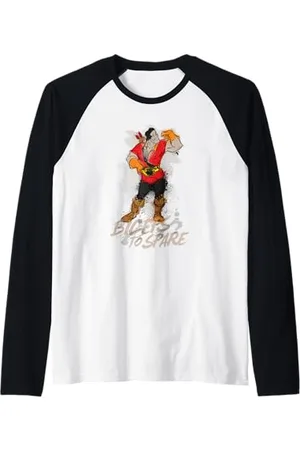 Disney Beauty and the Beast Gaston Biceps to Spare Raglan