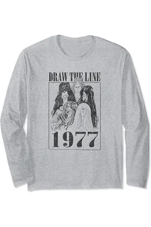 Aerosmith Zeichnen Sie die Linie 1977 Langarmshirt