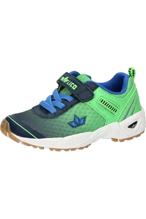 LICO Barney VS Hallenturnschuhe, Marine/Grün/Blau, 34 EU