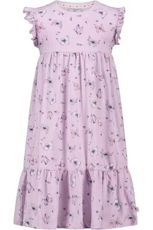 Salt & Pepper BY KIDS PARK Mädchen Kleid mit Schmetterling Print und AOP