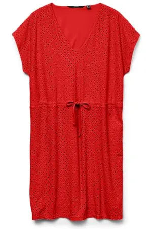 VERO MODA Damen Vmtassa Ss Short Dress JRS Noos, , X-Small