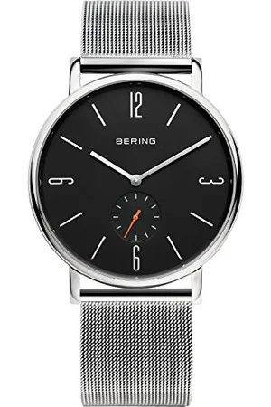 Bering Time Herren-Armbanduhr XL Analog Quarz Edelstahl 53739-002