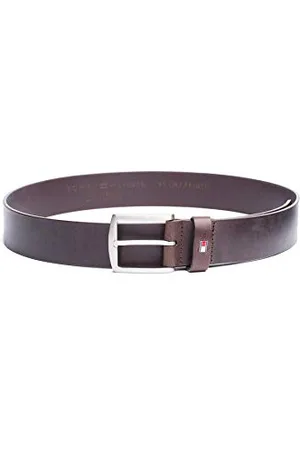 Tommy Hilfiger Herren Gürtel New Denton Belt 4,0 cm Ledergürtel, , 105 cm
