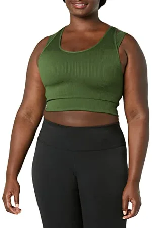 Amazon Damen Nahtloser, doppellagiger Sport-BH, , S