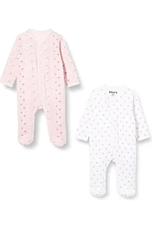 CARE LABEL Hikaro Baby Sleepsuits with Long Sleeves and Feet, Lightrose (500), 1-2 Months