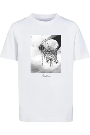 Mister Tee Unisex Kids MTK183-Kids Ballin2.0 Tee T-Shirt, White, 110/116