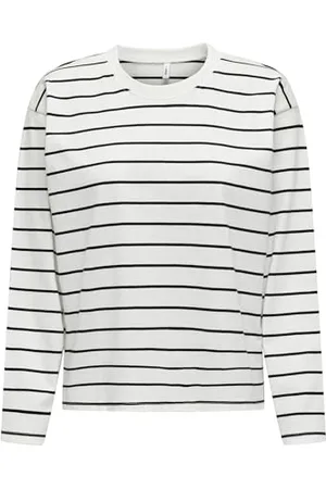 ONLY Damen Onllaura L/S Boxy Stripe Top JRS, , L