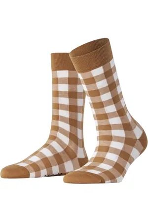Burlington Damen Socken Vichy W So Baumwolle gemustert 1 Paar, , 36-41