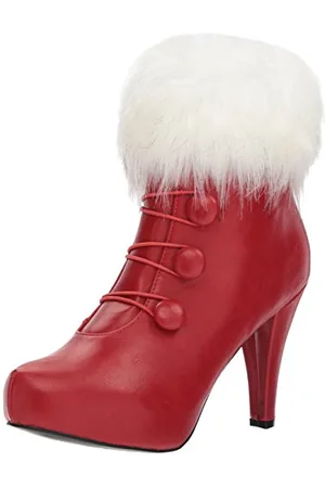 Ellie Shoes Damen 414-claus Stiefel, rot, 38 EU