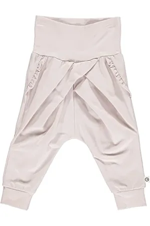 Müsli By Green Cotton Baby Girls Cozy me Gather Frill Casual Pants, , 62